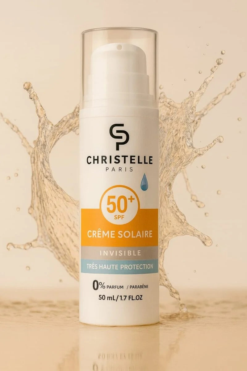 écran solaire imperméable avec SPF50+ Invisible 50 ml