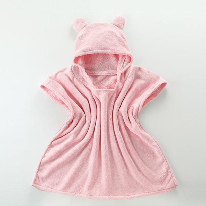 Poncho serviette microfibre à capuche séchage rapide