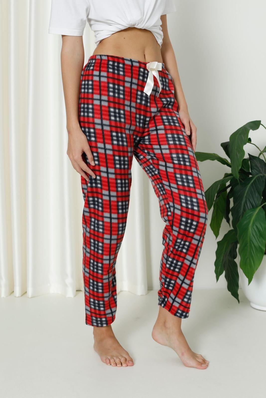 <tc>Pantalon en peluche welsoft à motifs avec ruban, conçu pour un usage personnel, Luxury Soft.</tc>