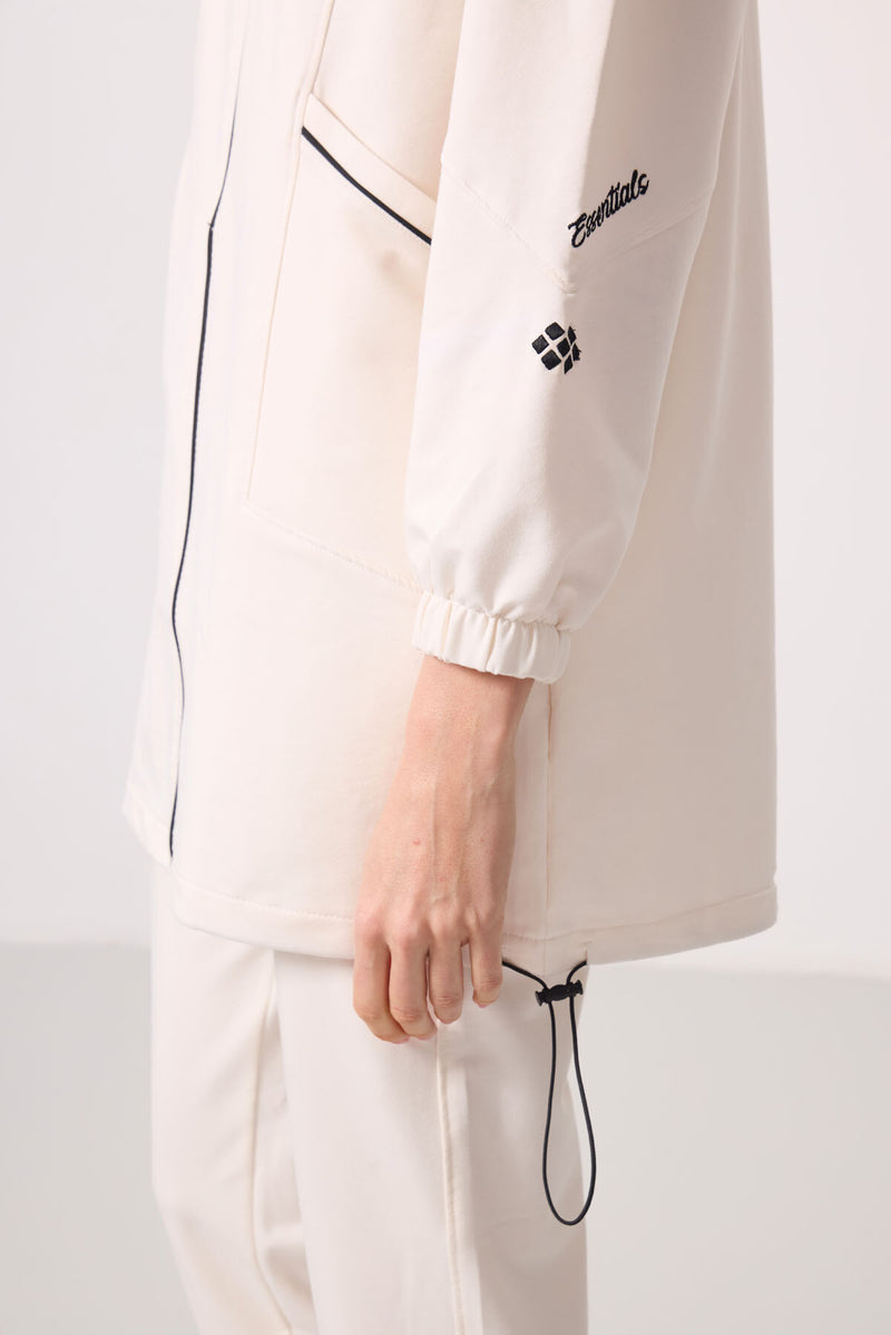 Ensemble Femme Tunique et Jogging à Col Montant