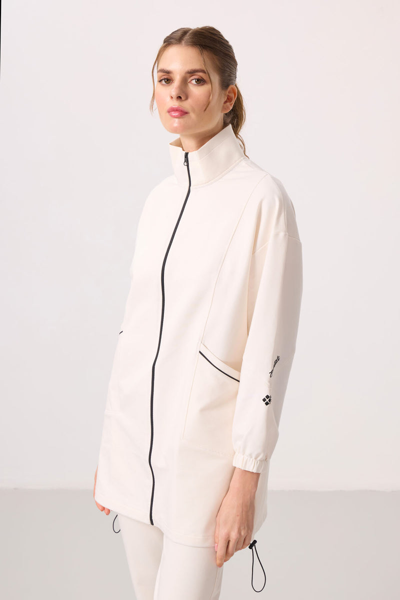 Ensemble Femme Tunique et Jogging à Col Montant