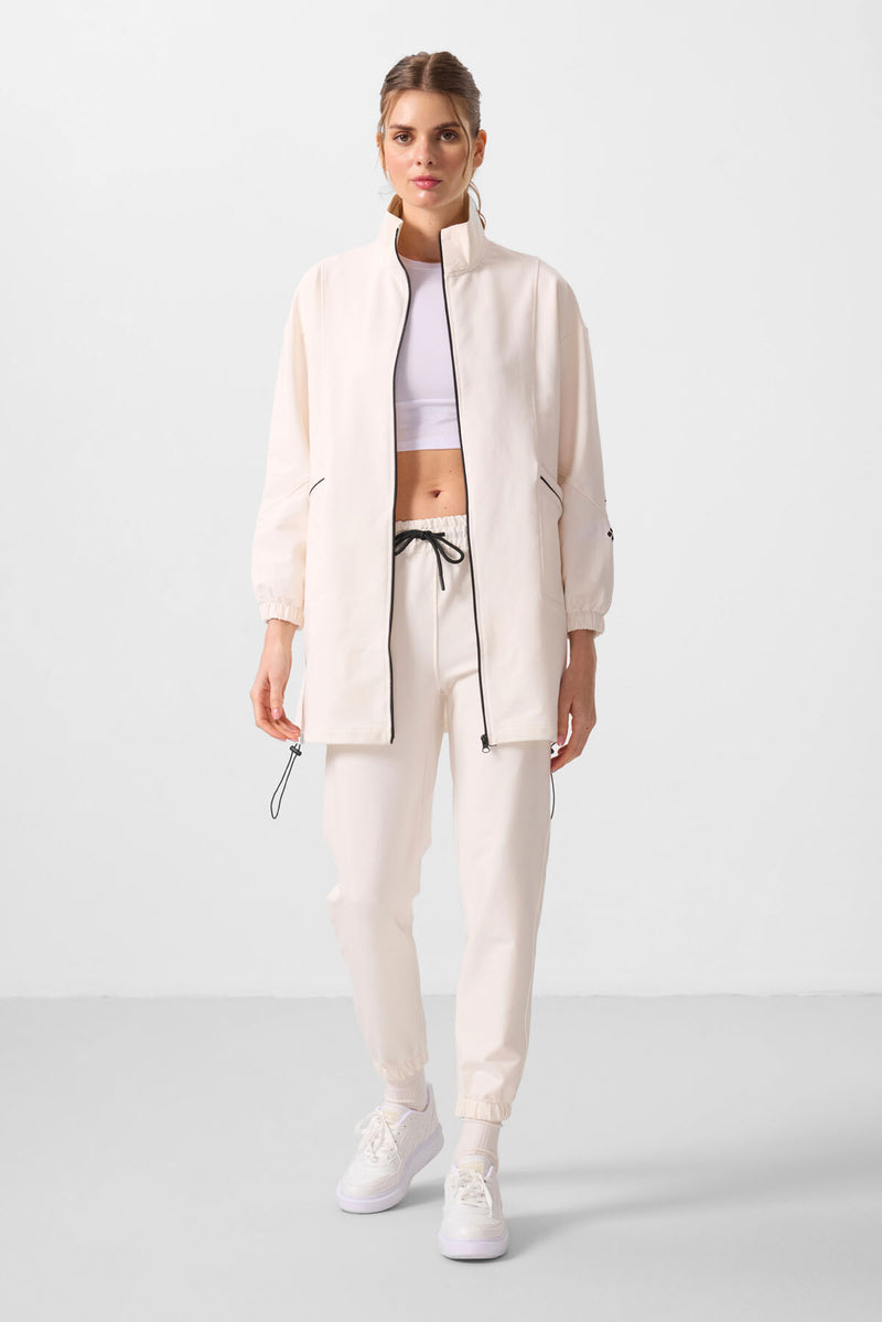 Ensemble Femme Tunique et Jogging à Col Montant