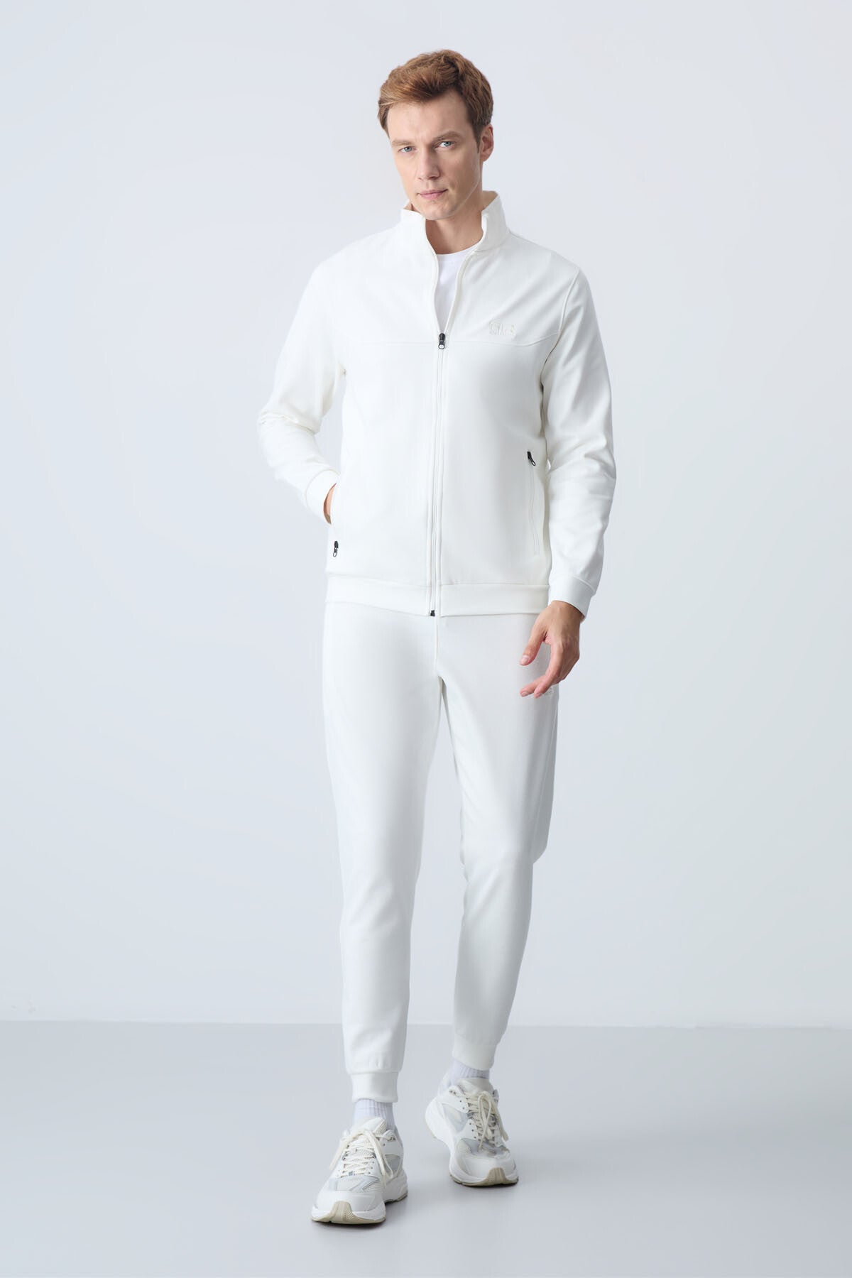 hugo gri melanj - siyah jogger erkek eşofman takim - 85198 - Justyol