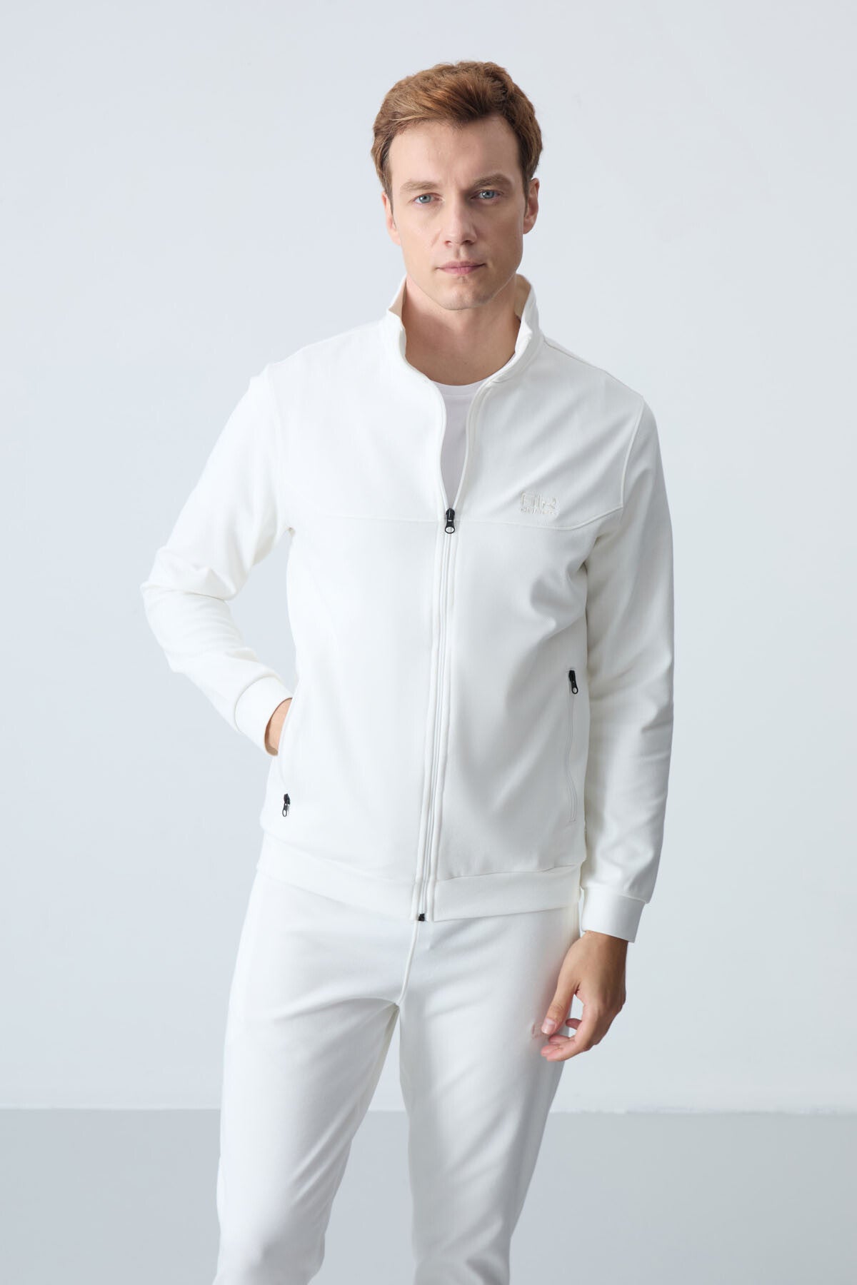 hugo gri melanj - siyah jogger erkek eşofman takim - 85198 - Justyol