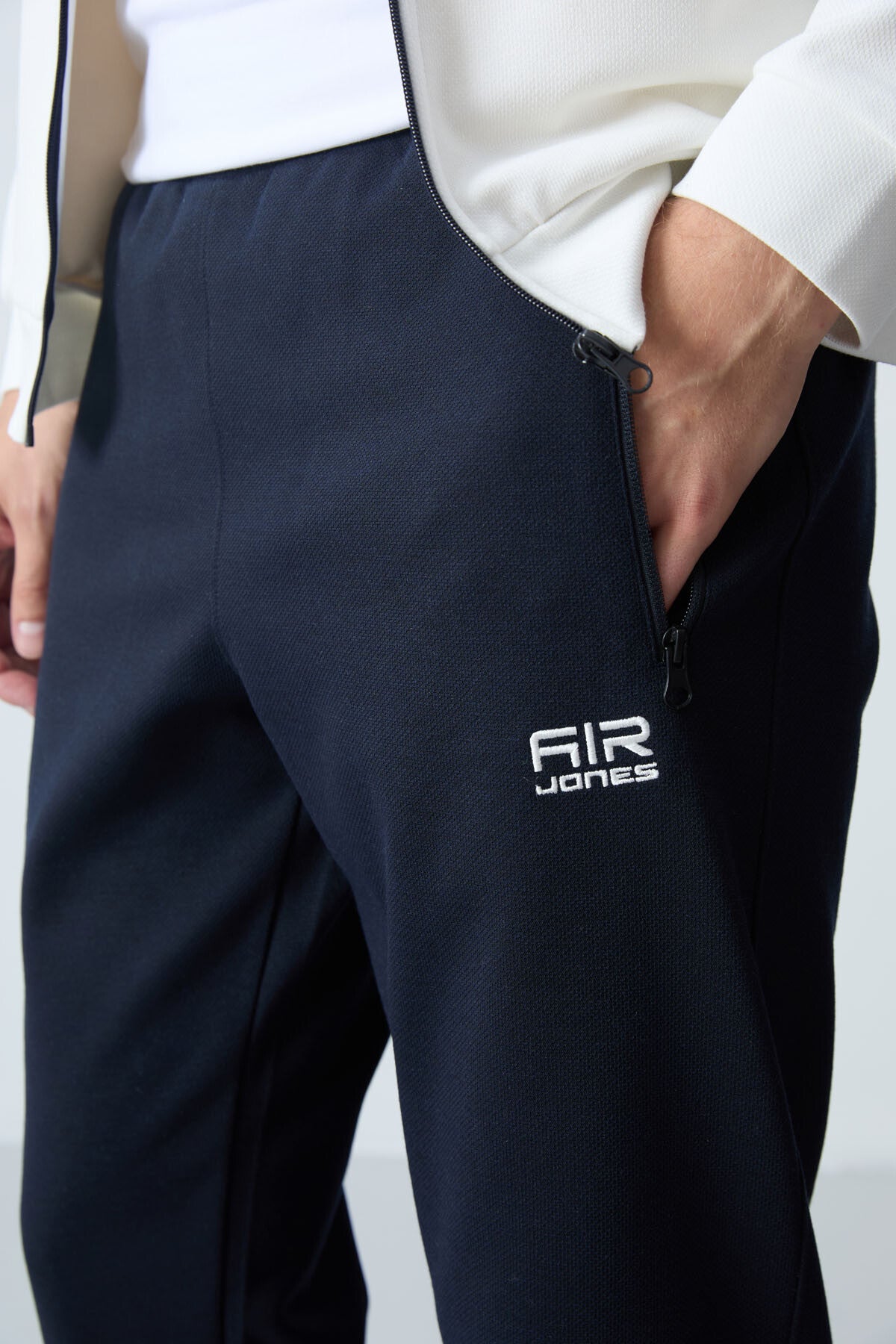 hugo gri melanj - siyah jogger erkek eşofman takim - 85198 - Justyol