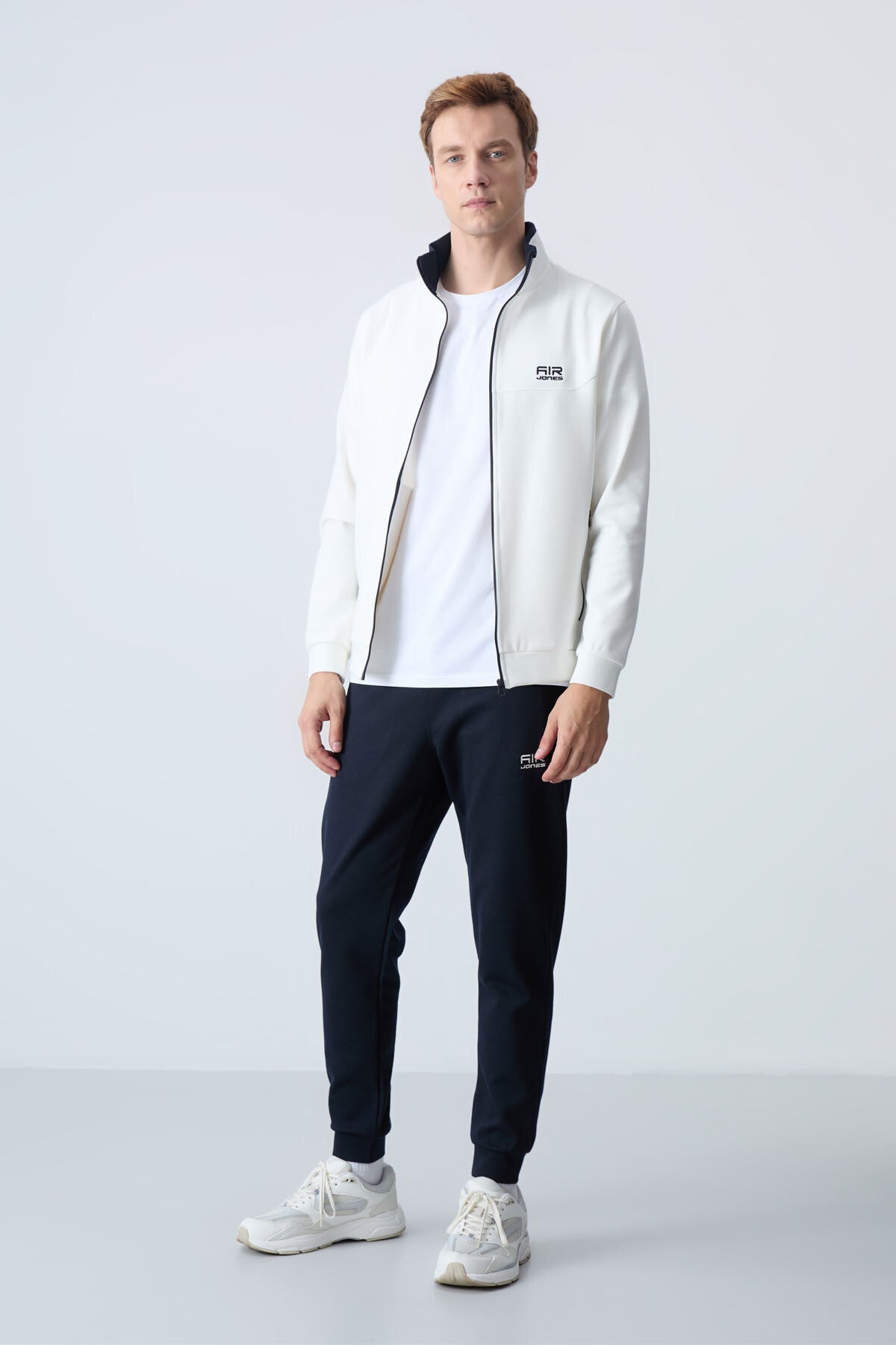 hugo gri melanj - siyah jogger erkek eşofman takim - 85198 - Justyol