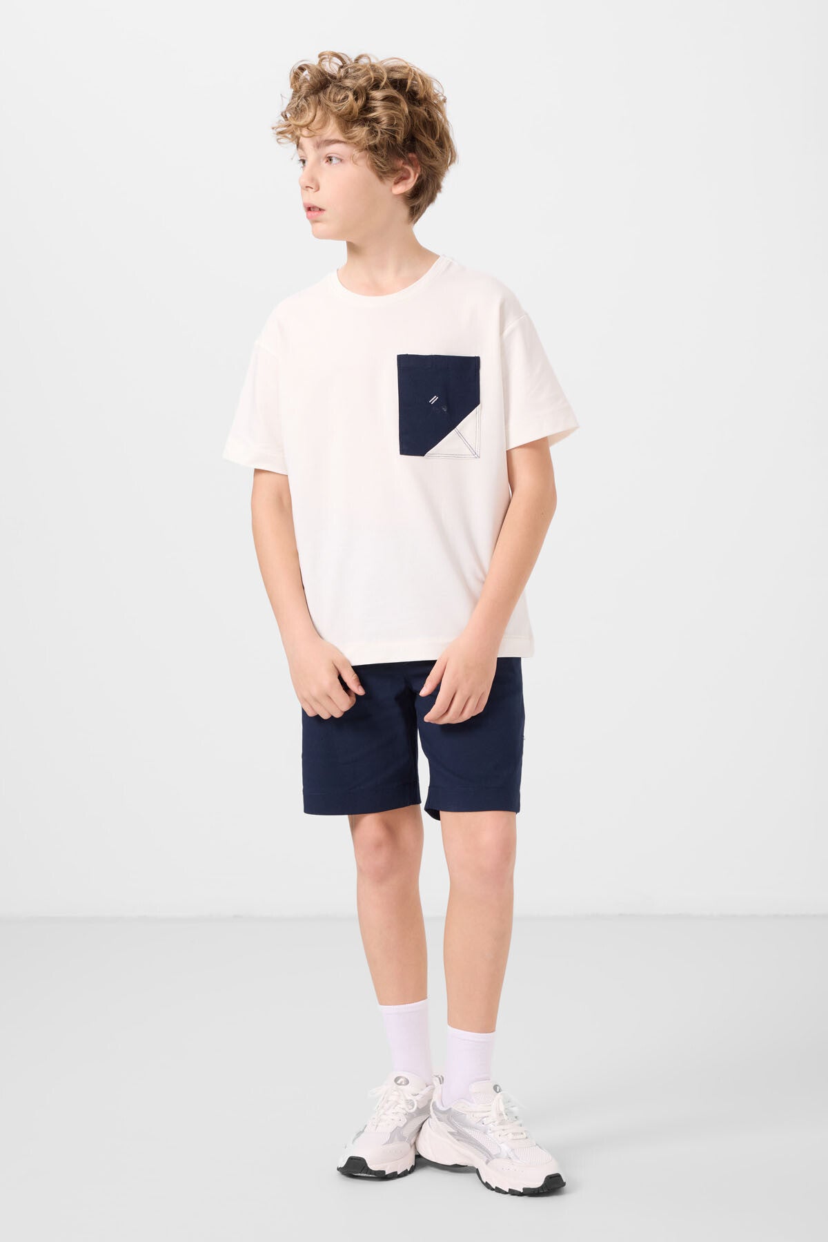 Ensemble Garçon Oversize 2 Pièces – T-shirt & Short - 11278