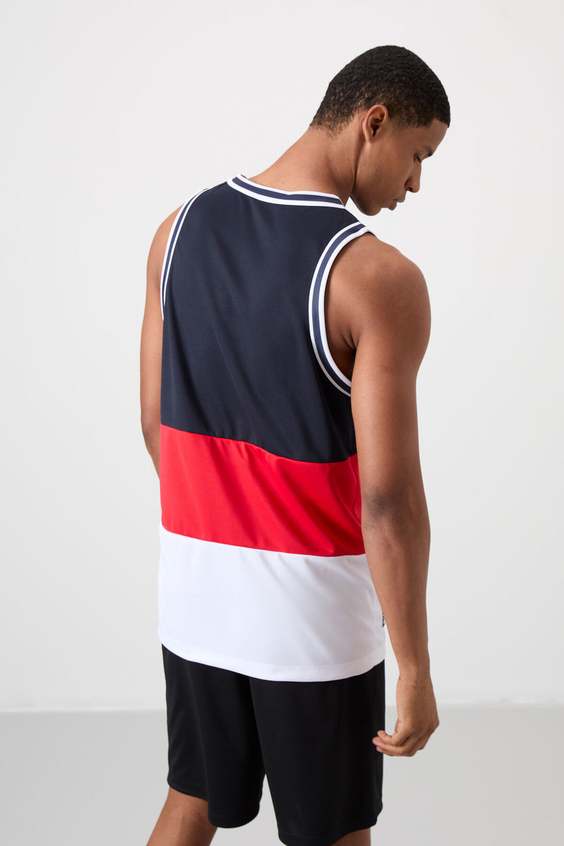 Athlète de basketball pour homme en polyester respirant et flexible