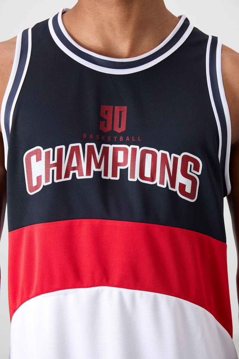 Athlète de basketball pour homme en polyester respirant et flexible