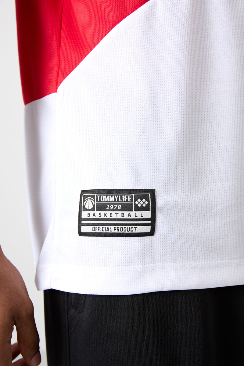 Athlète de basketball pour homme en polyester respirant et flexible