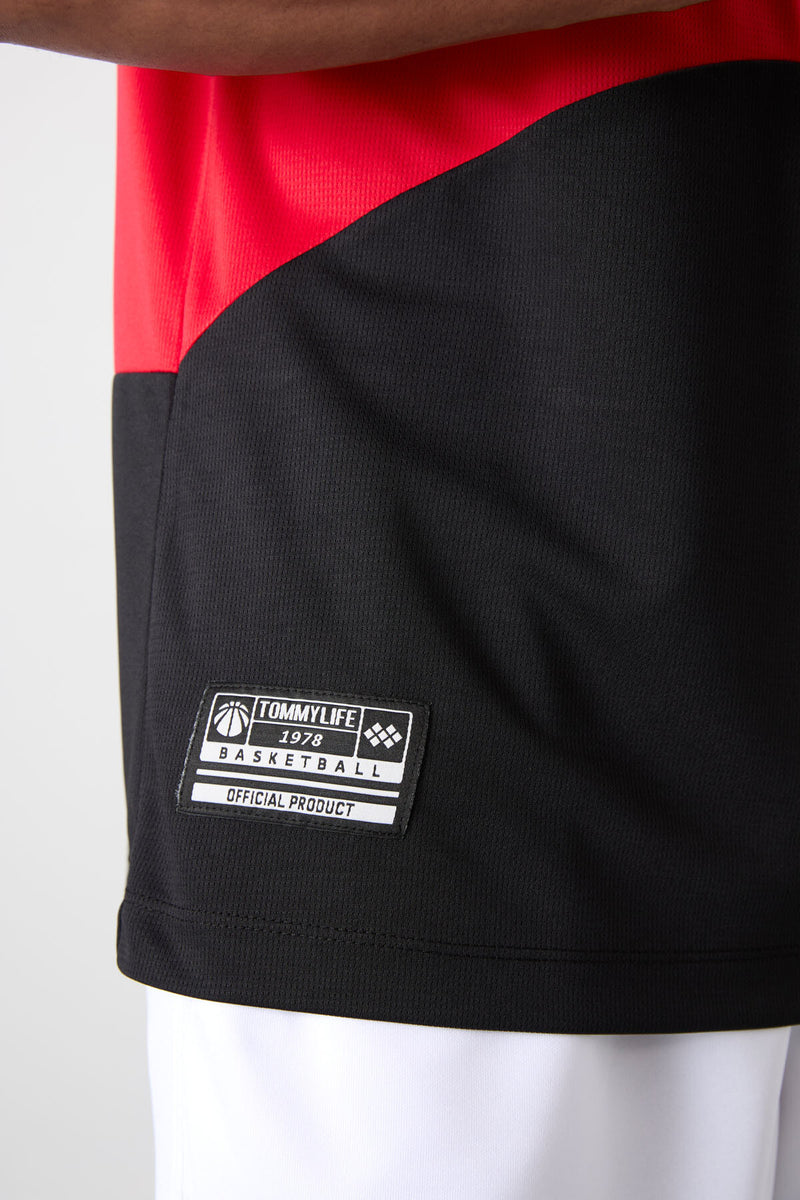 Athlète de basketball pour homme en polyester respirant et flexible