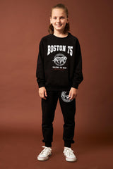 <tc>Sweatshirt garçon avec imprimé "Boston"</tc>