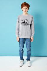 <tc>Sweatshirt garçon avec imprimé "Expedition"</tc>