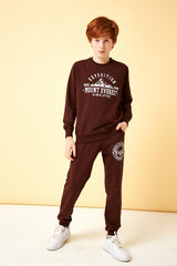 <tc>Sweatshirt garçon avec imprimé "Expedition"</tc>