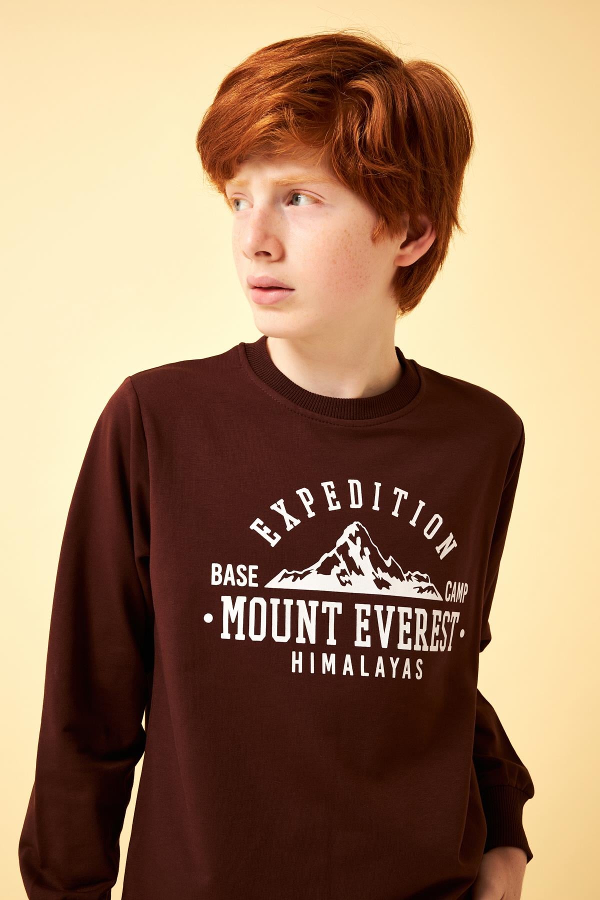 expedition baskili erkek çocuk sweatshirt