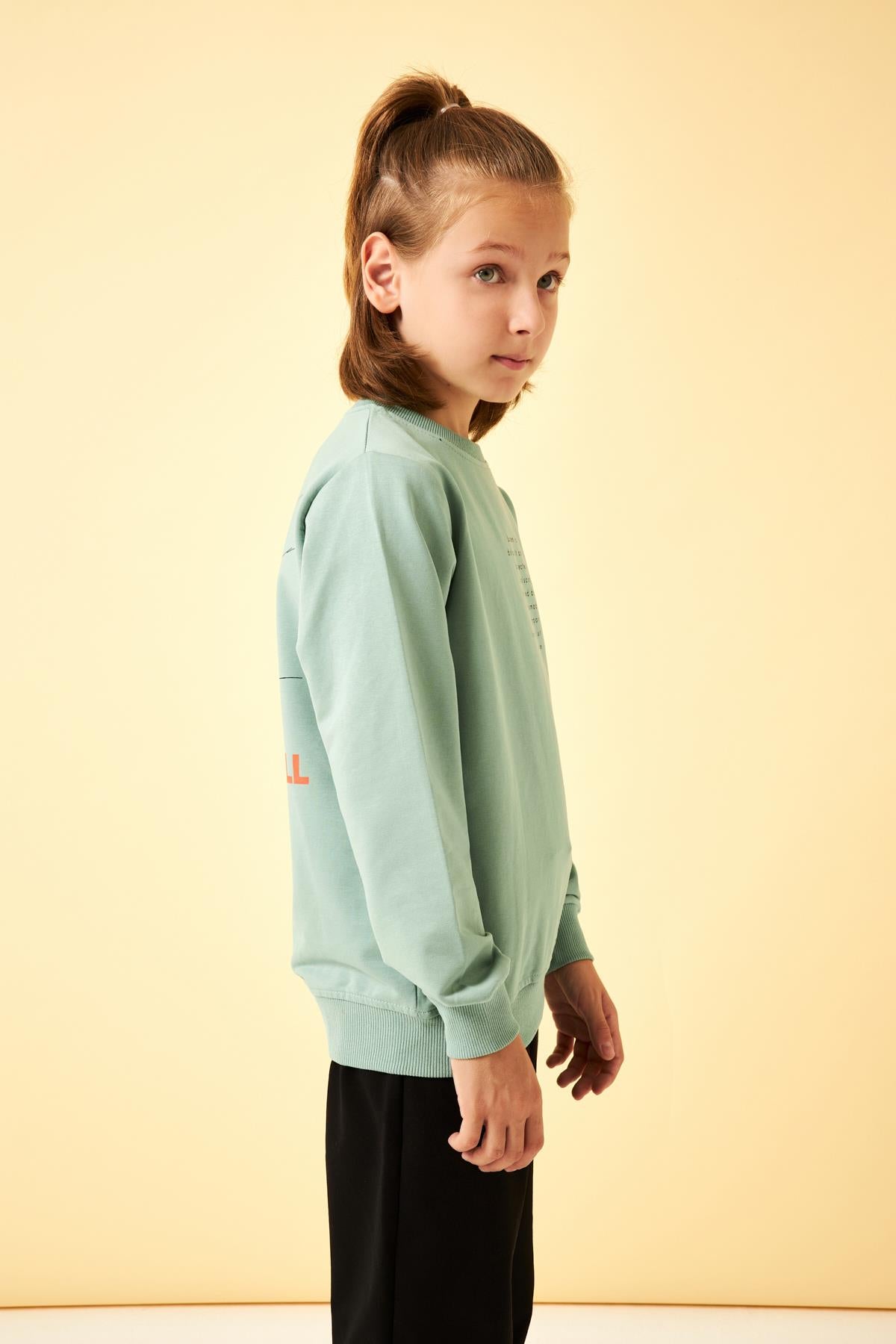 <tc>Sweatshirt pour garçon avec détail imprimé de football</tc>