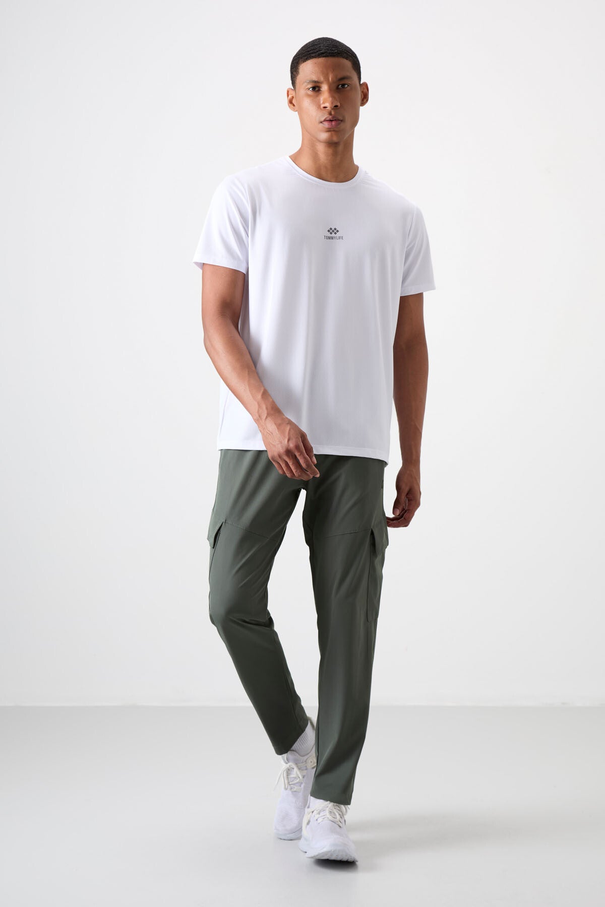 <tc>Pantalon de survêtement pour homme en polyester, fin et doux, coupe confort - 82121</tc>