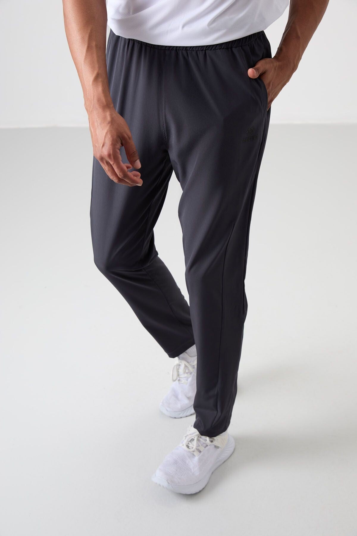 <tc>Pantalon de survêtement pour homme en polyester, fin et doux, coupe confort - 82119</tc>