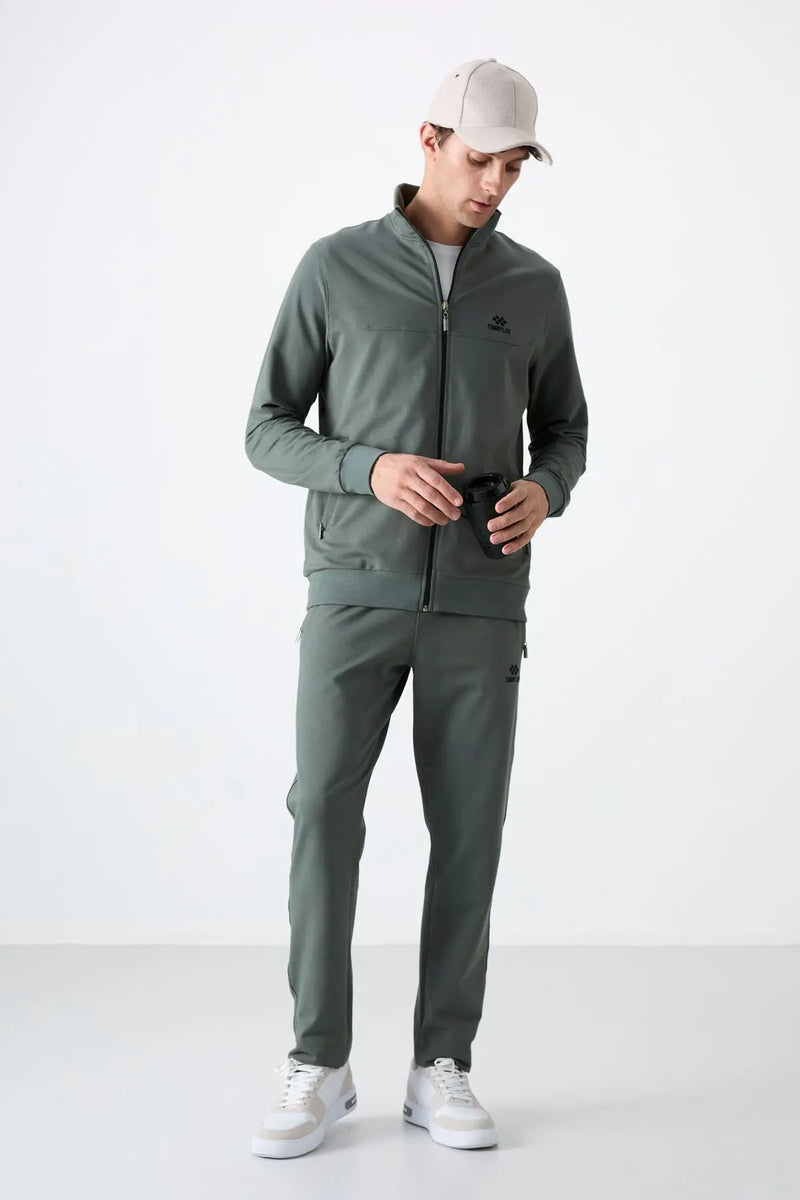 Ensemble de Survêtement Homme Col Montant Zippé – Coupe Confort - 85072