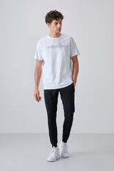 <tc>ensemble de survêtement pour homme en coton à texture douce, coupe standard noire - 85244</tc>