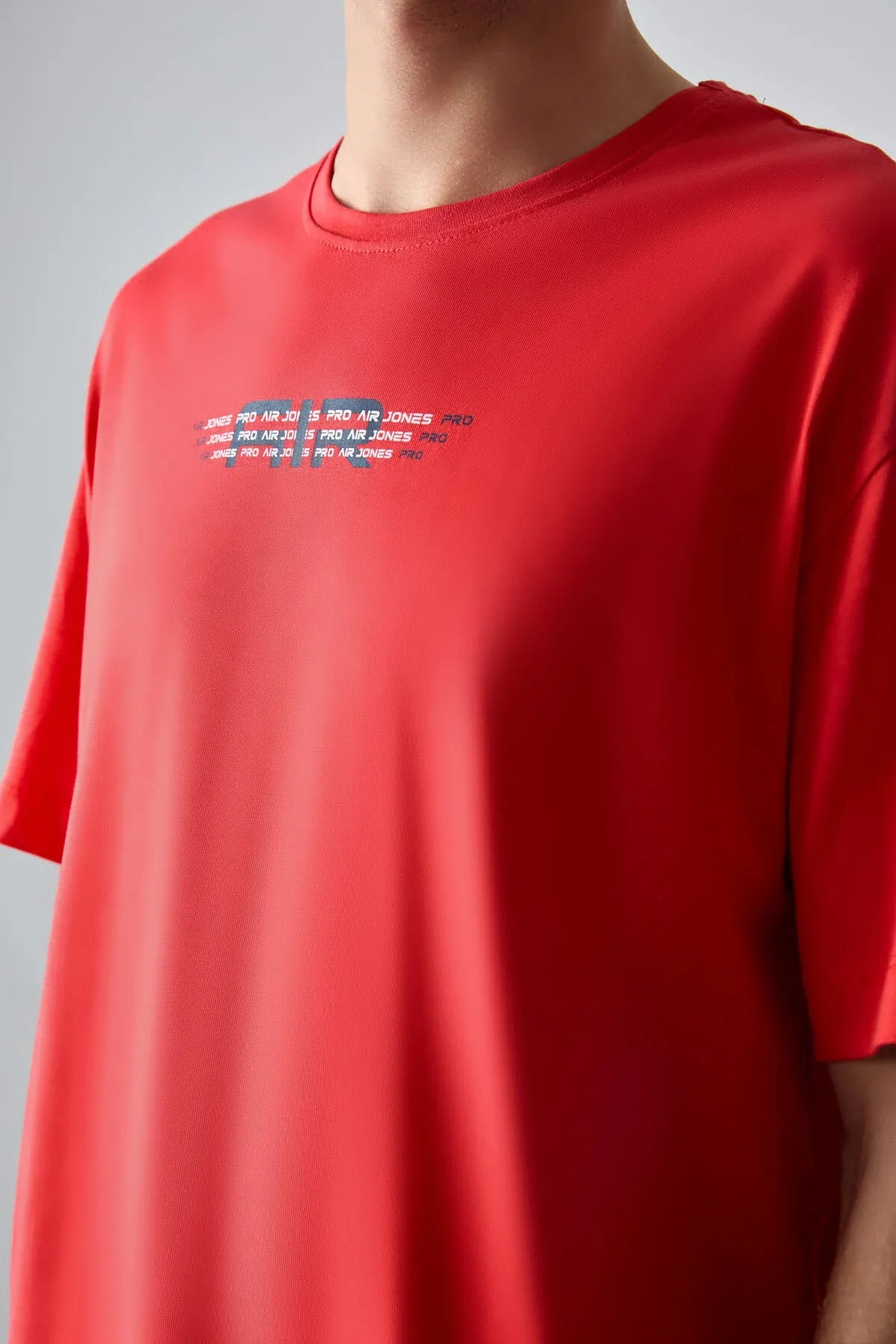 T-shirt homme oversize imprimé en coton épais 100 % au toucher doux - 88356 - Justyol