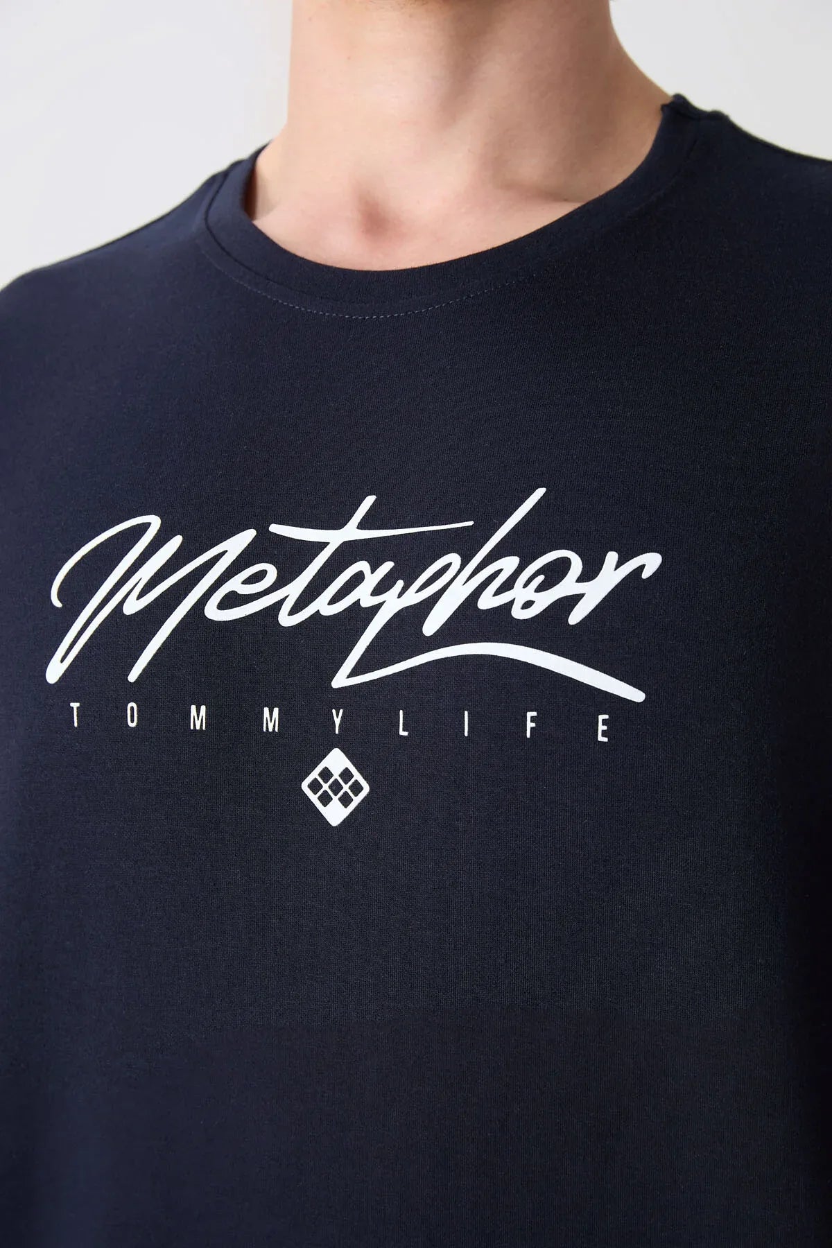 T-shirt homme oversize imprimé en coton épais au toucher doux - 88320 - Justyol