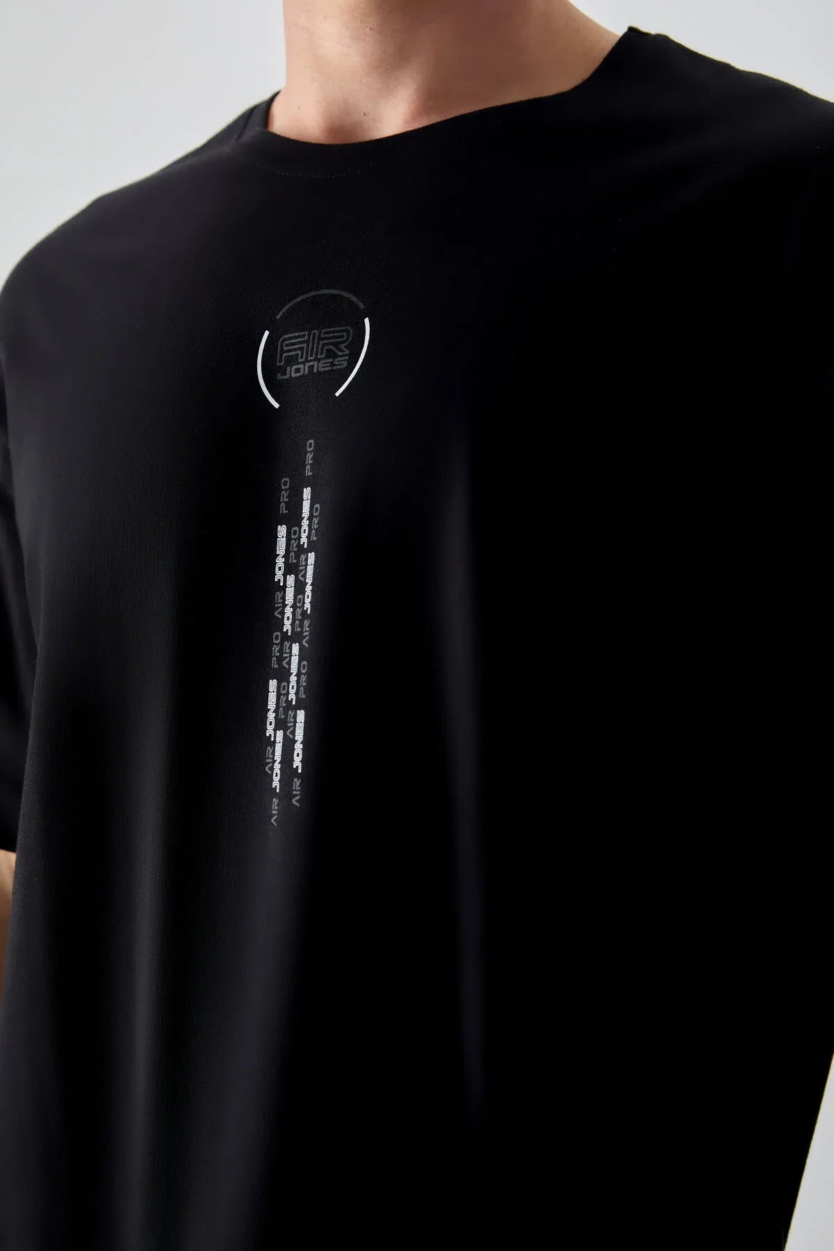 T-shirt homme oversize imprimé en coton épais 100 % au toucher doux- 88355 - Justyol