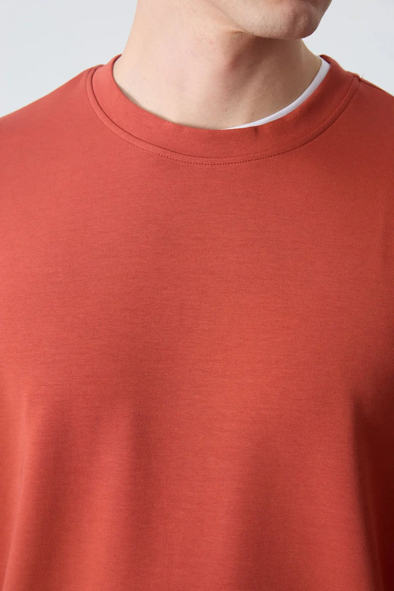 Sweatshirt pour homme à col rond, coupe décontractée - 88053