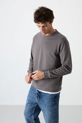 sweat-shirt pour homme à col rond et coupe confortable - 88053