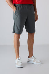 <tc>Short pour homme en coton, épais et à texture douce, coupe confort avec impression - 81263</tc>