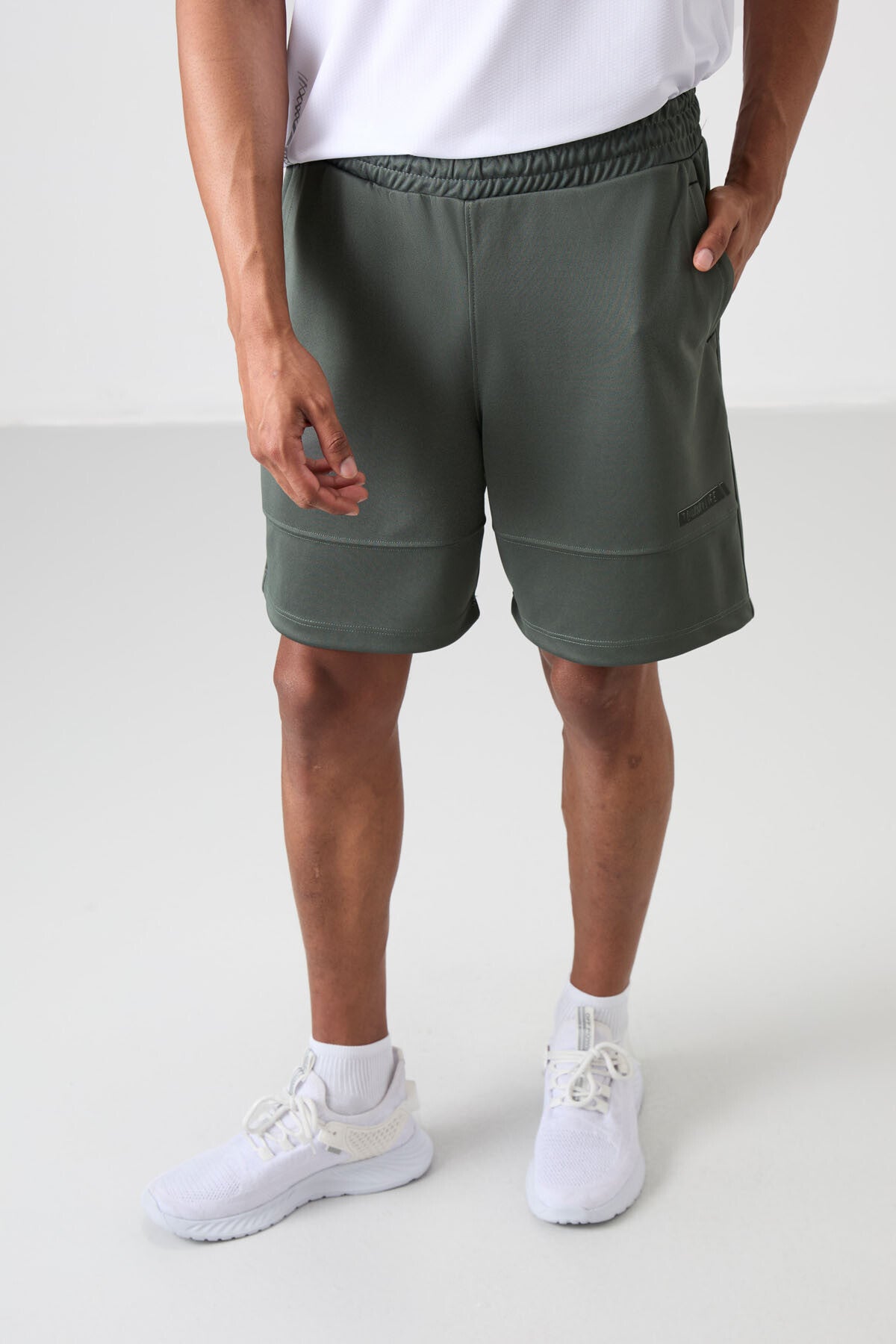 polyester kalin yumuşak comfort fit erkek şort - 81272 - Justyol