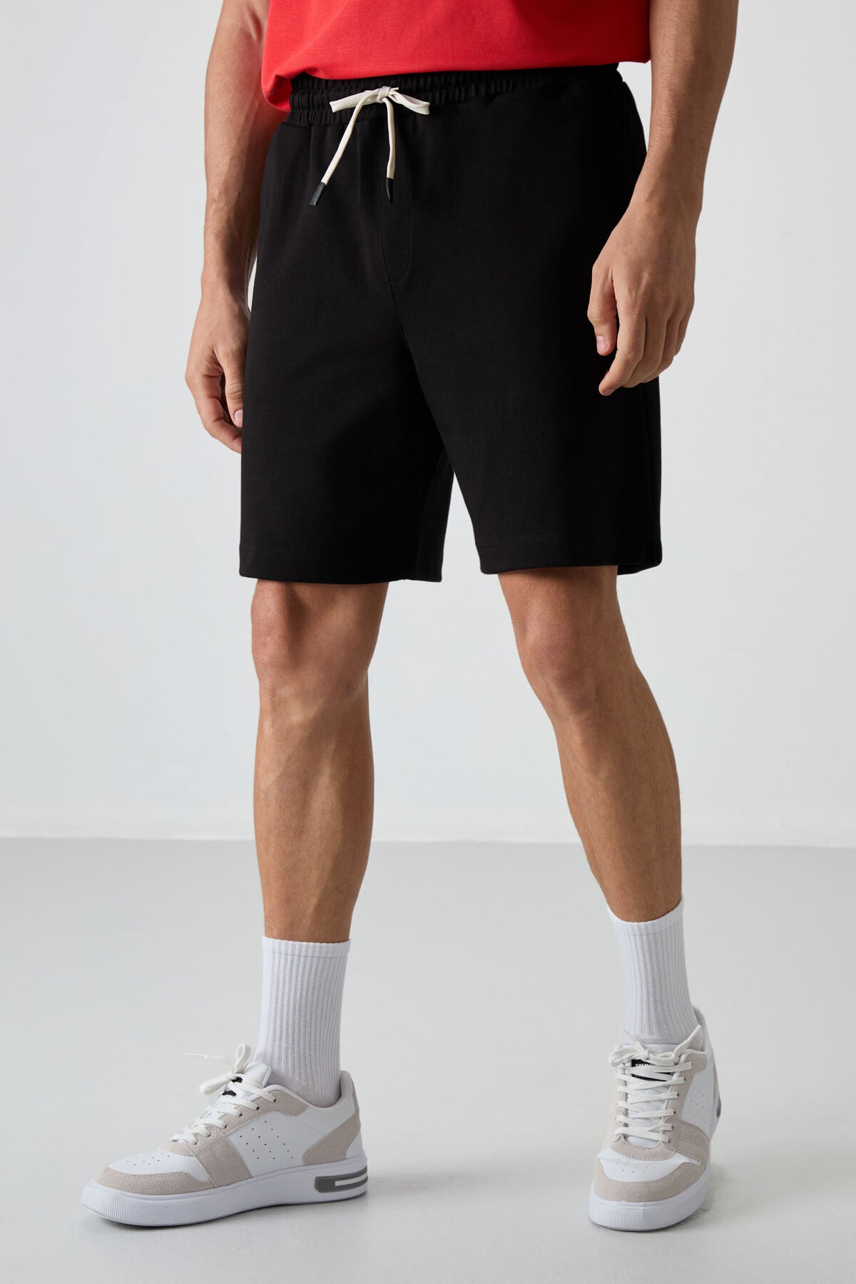 <tc>short basique pour homme en coton épais et doux, coupe confort - 81274</tc>