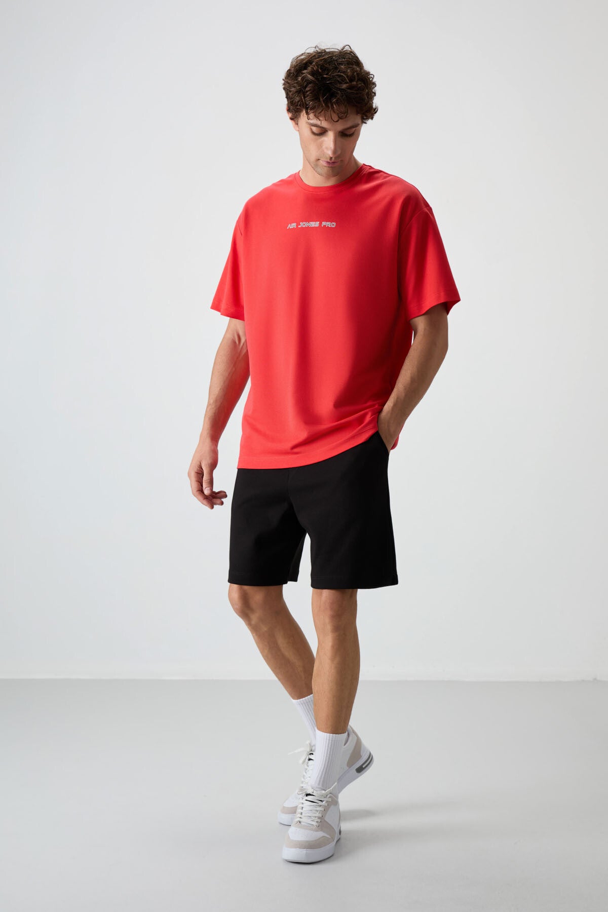 <tc>short basique pour homme en coton épais et doux, coupe confort - 81274</tc>