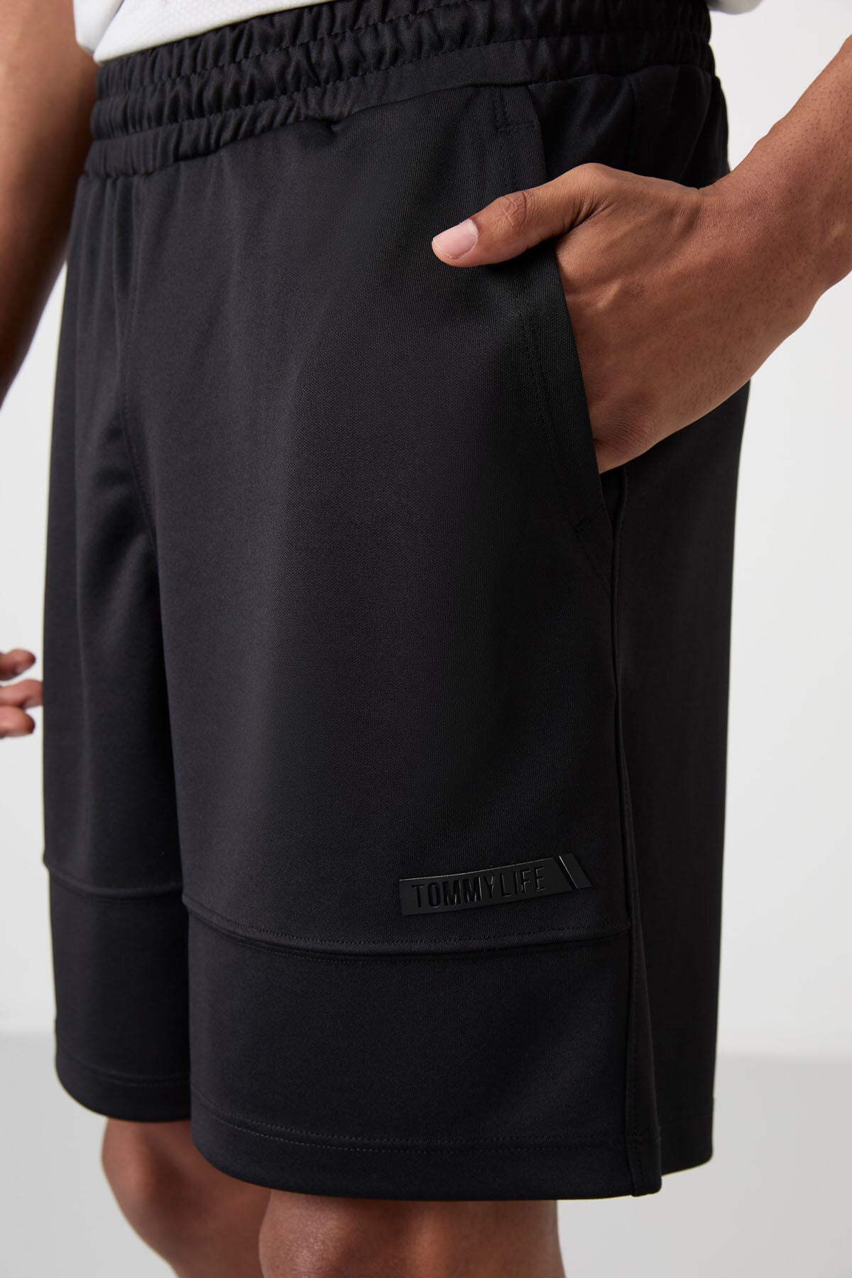 polyester kalin yumuşak comfort fit erkek şort - 81272 - Justyol