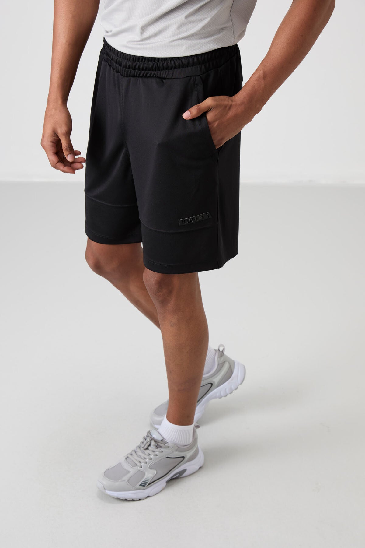 polyester kalin yumuşak comfort fit erkek şort - 81272 - Justyol