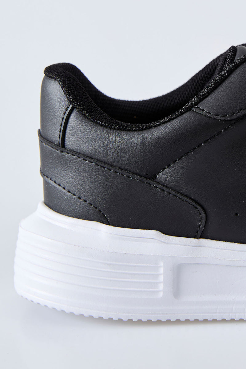 Baskets Sportives à Lacets pour Homme - Cuir Synthétique, Semelle Épaisse