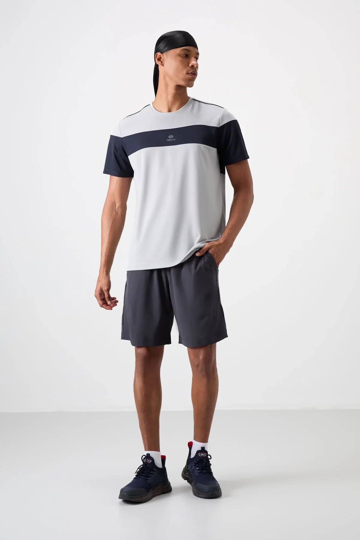 T-shirt homme performance respirant en polyester stretch - 88396 - Justyol