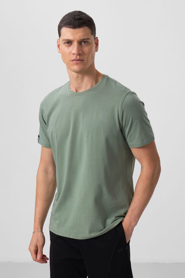 T-shirt homme basic à manches courtes – coupe standard et col rond - 87911