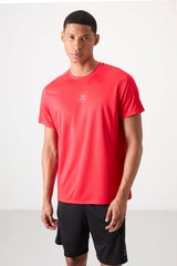 <tc>T-shirt de Performance Homme en Polyester à Texture Respirante, Fine, Élastique et Coupe Standard - 88390</tc>