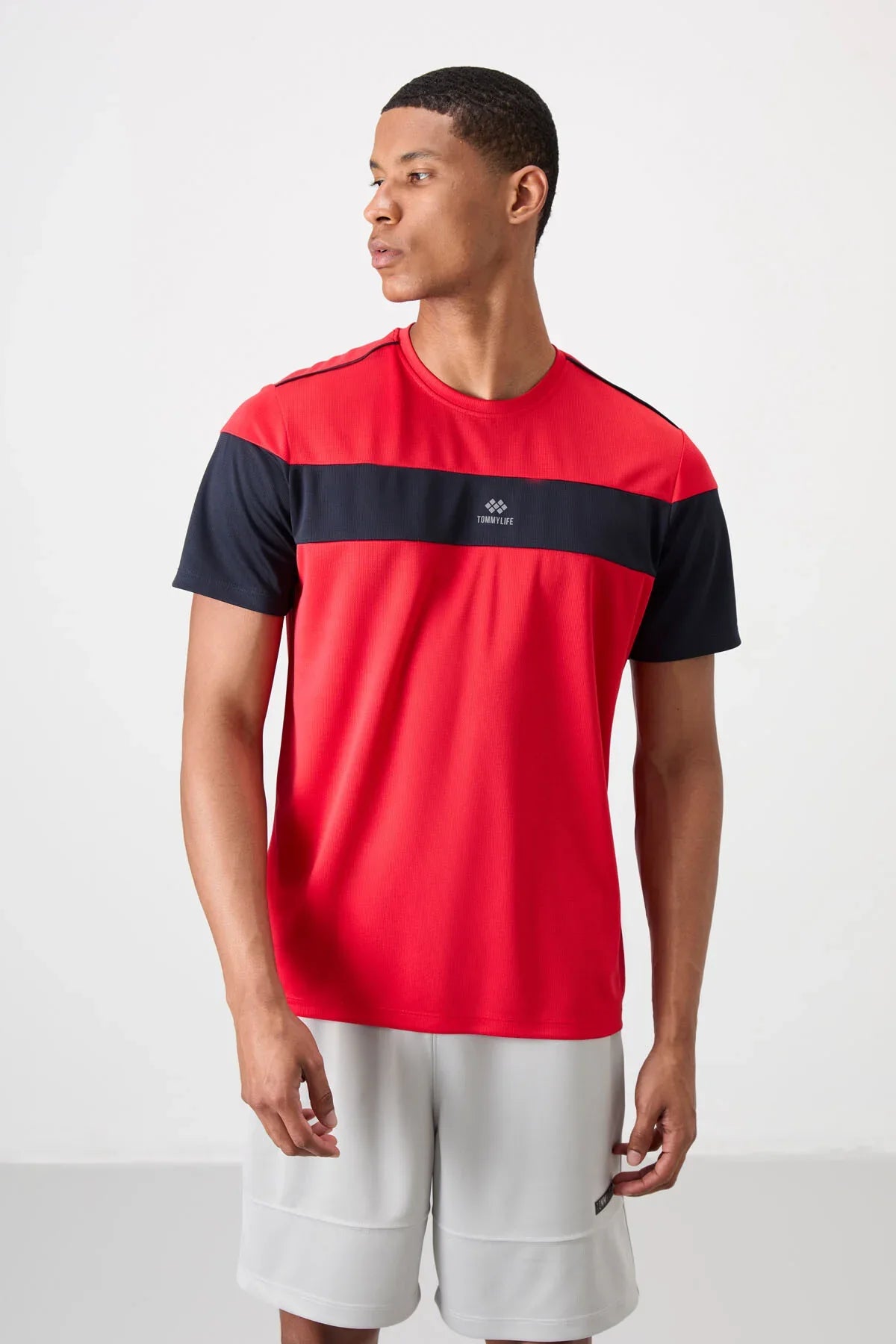 T-shirt homme performance respirant en polyester stretch - 88396 - Justyol