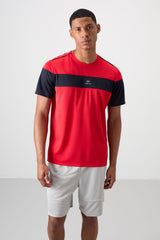 <tc>T-shirt de Performance Homme en Polyester à Texture Respirante, Fine, Élastique et Coupe Standard - 88396</tc>