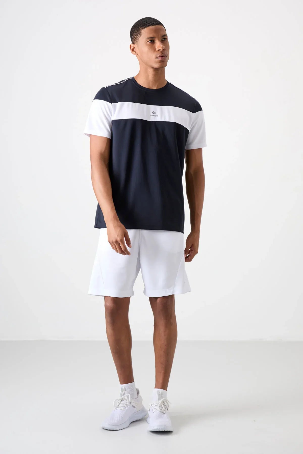 T-shirt homme performance respirant en polyester stretch - 88396 - Justyol