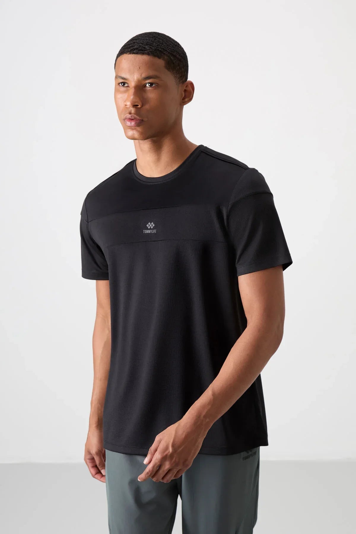 T-shirt homme performance respirant en polyester stretch - 88396 - Justyol
