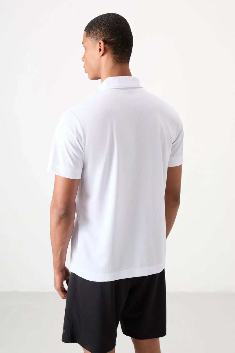 Polo homme performance respirant en polyester stretch - 88392