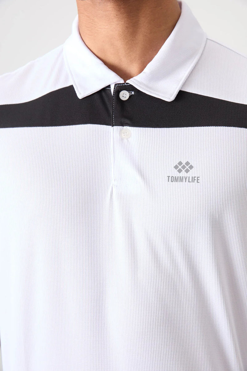 Polo homme performance respirant en polyester stretch - 88392