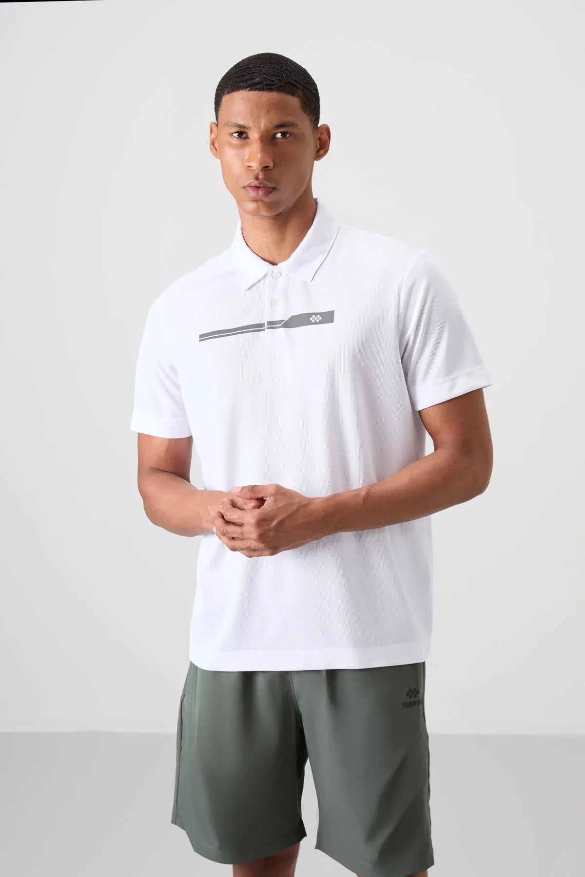 Polo homme performance respirant en polyester stretch - 88393 - Justyol