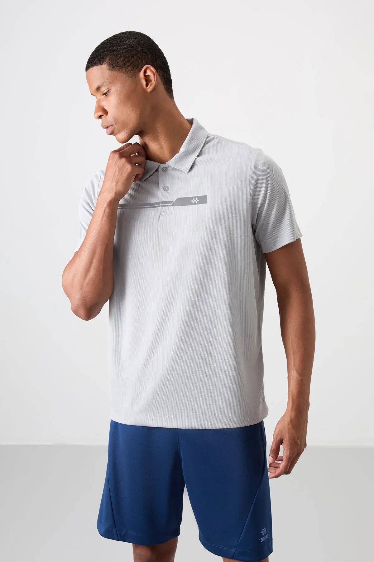 Polo homme performance respirant en polyester stretch - 88393 - Justyol