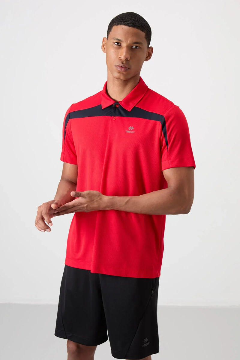 Polo homme performance respirant en polyester stretch - 88392