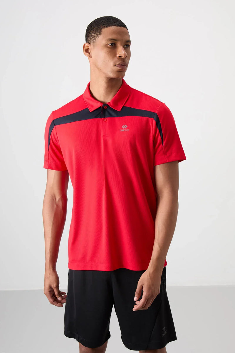 Polo homme performance respirant en polyester stretch - 88392