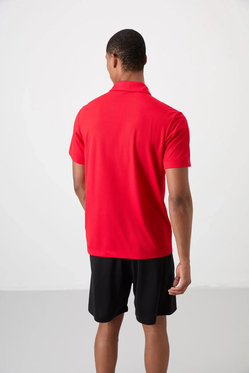 Polo homme performance respirant en polyester stretch - 88392